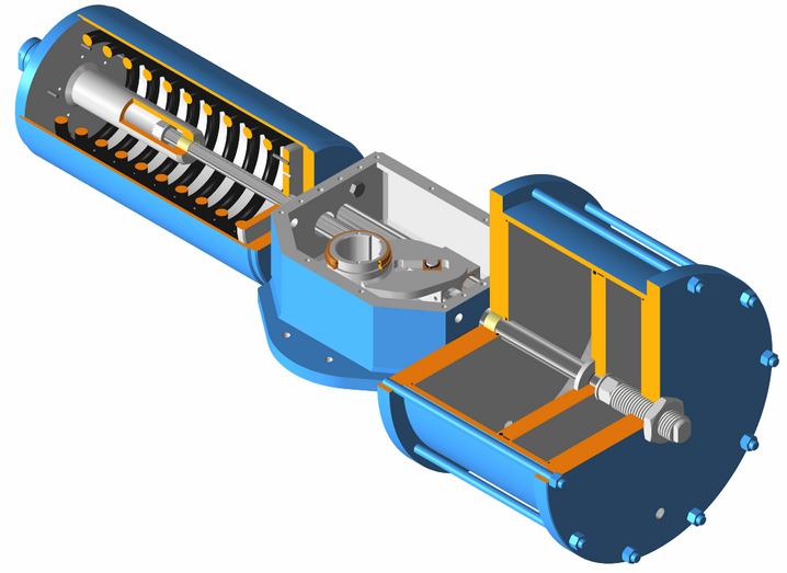 High Power Scotch Yoke Amg Actuators Ltd